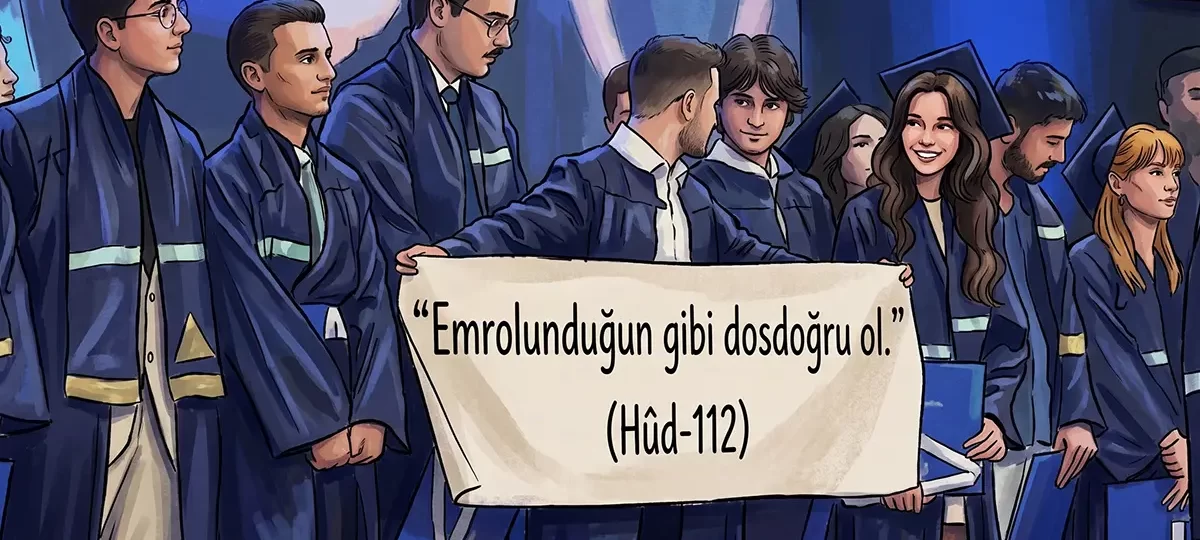 Emrolunduğun gibi dosdoğru ol