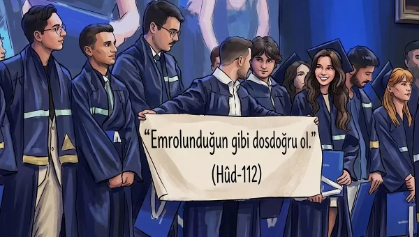 Emrolunduğun gibi dosdoğru ol